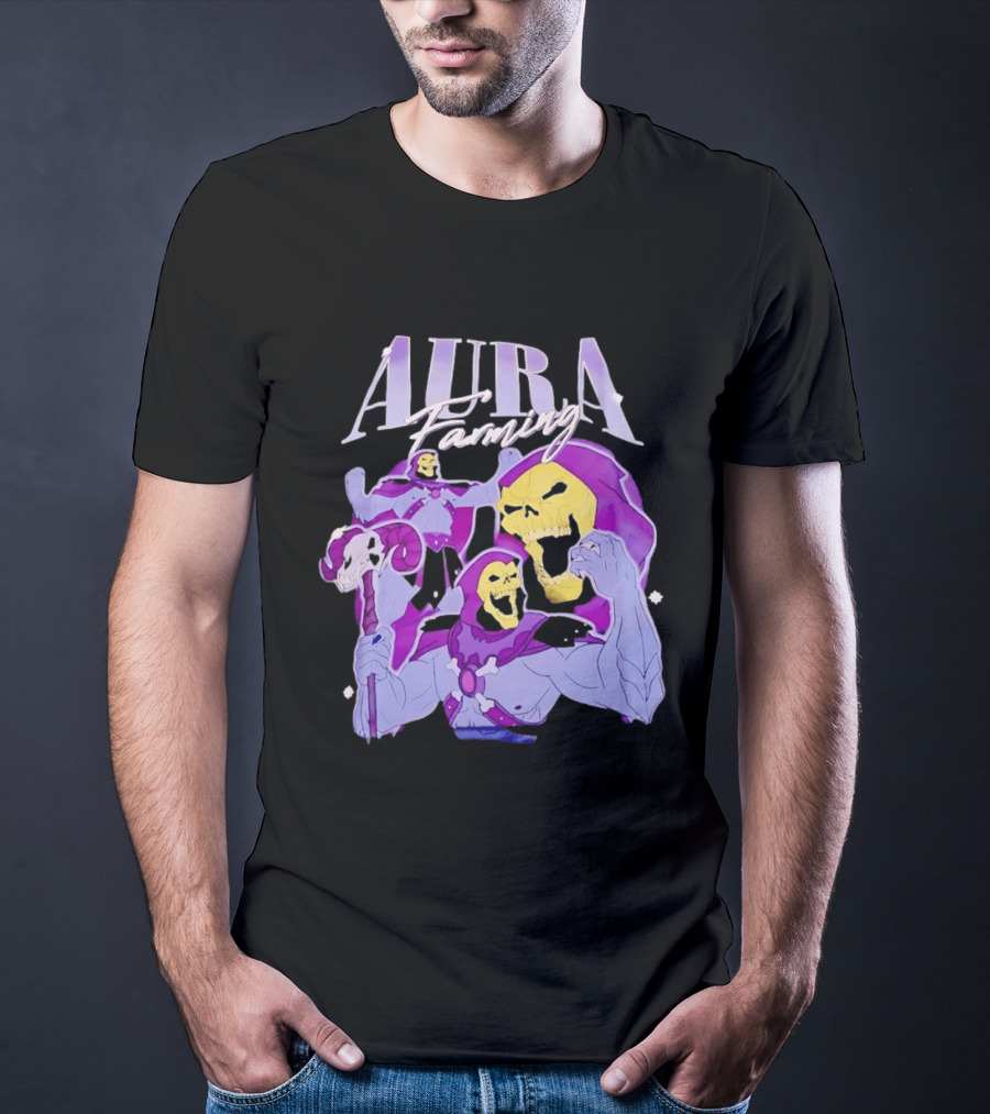 Aura Farming Skeletor Masters Of The Universe T-Shirt