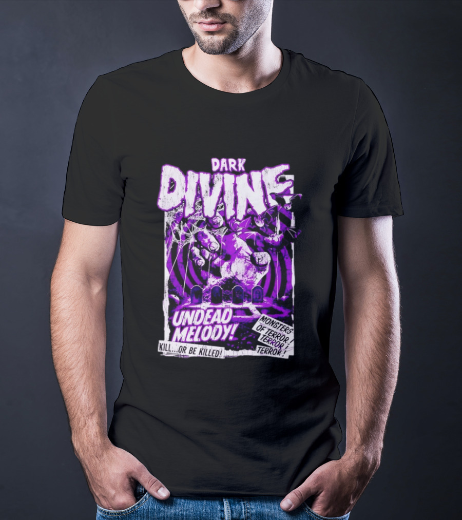 Dark Divine Undead Melody Monsters Of Terror Horror T-Shirt