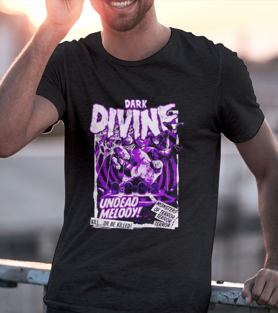Dark Divine Undead Melody Monsters Of Terror Horror T-Shirt