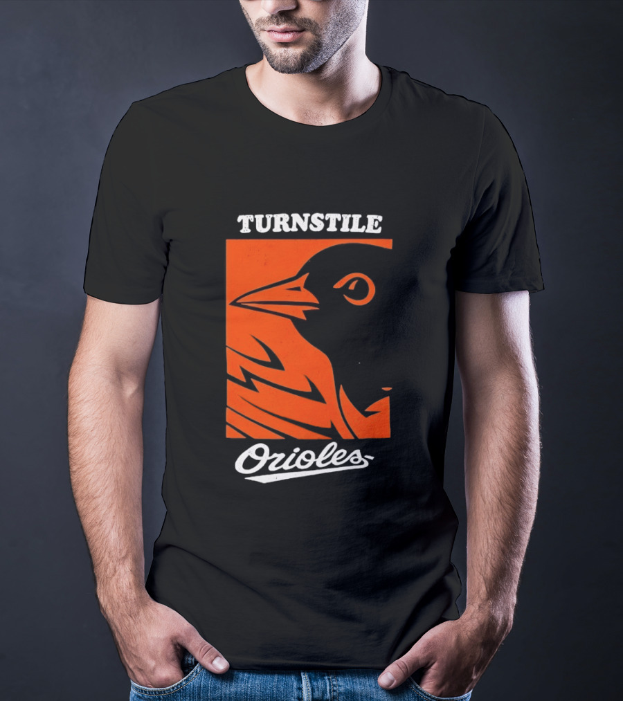 Turnstile Orioles Bird Orange T-Shirt