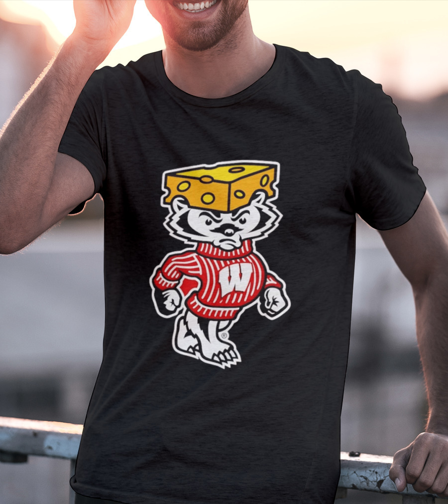 Wisconsin Badgers Bucky Cheesehead Lambeau Field 2026 T-Shirt