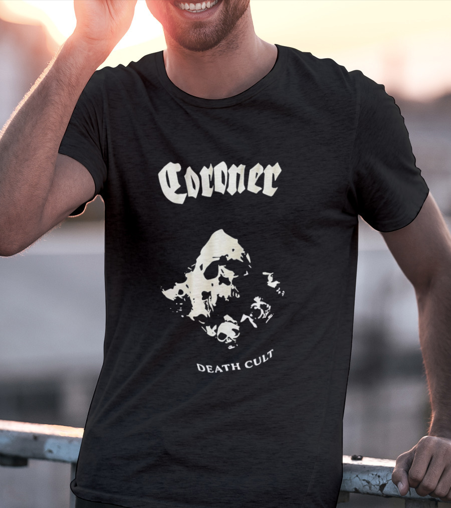 Coroner Death Cult Thrash Metal Band T-Shirt