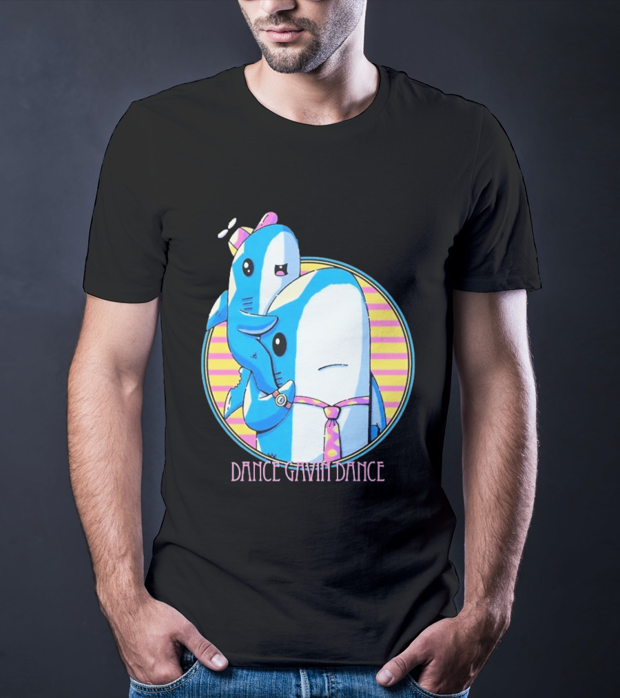 Dance Gavin Dance Shark Dad Cute Cartoon Marine Life Duo T-Shirt