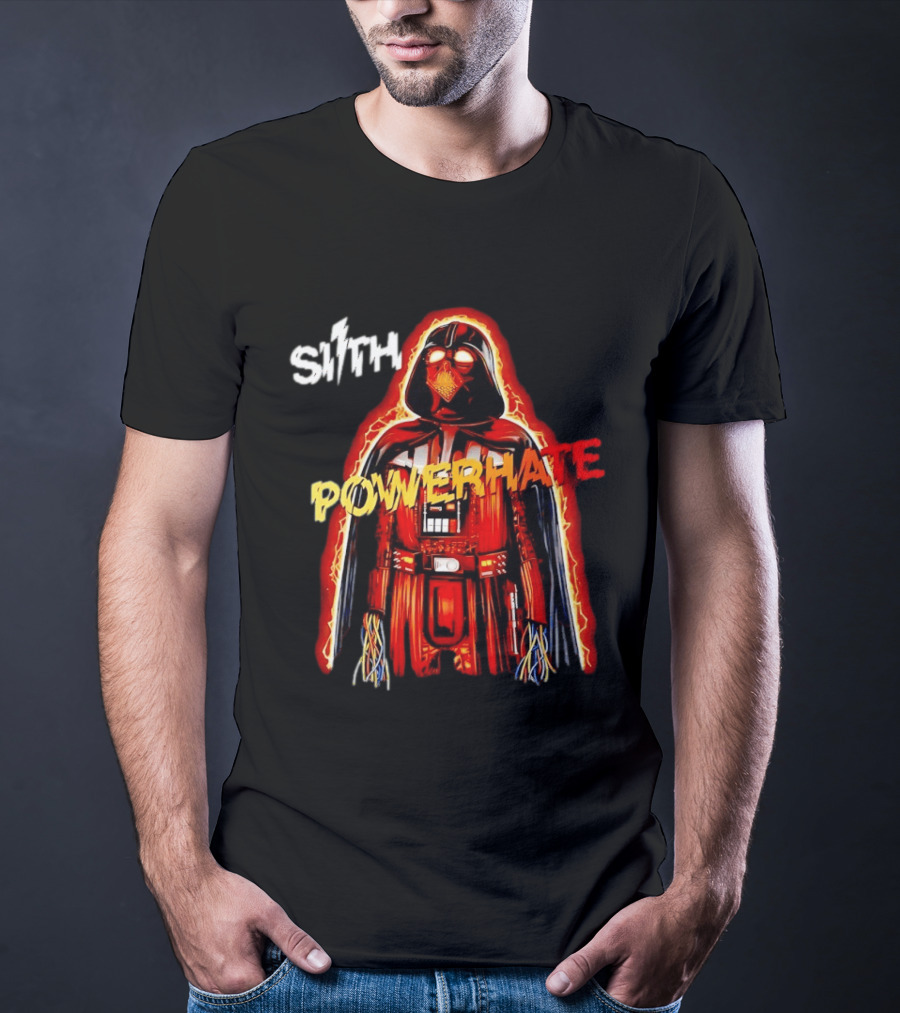 Sith Powerhate Darth Vader Lightning T-Shirt