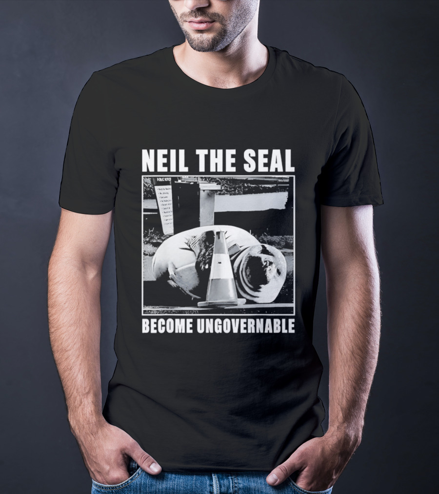 Neil The Seal Traffic Cone Chaos Become Ungovernable T-Shirt