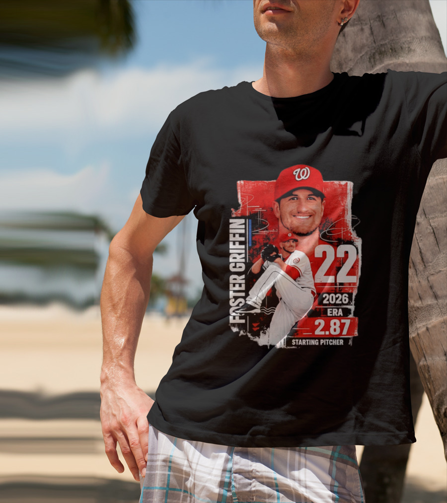 Foster Griffin 2026 ERA 2.87 Starting Pitcher 22 T-Shirt