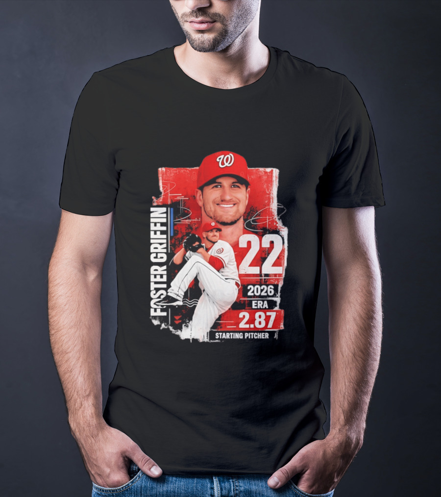 Foster Griffin 2026 ERA 2.87 Starting Pitcher 22 T-Shirt