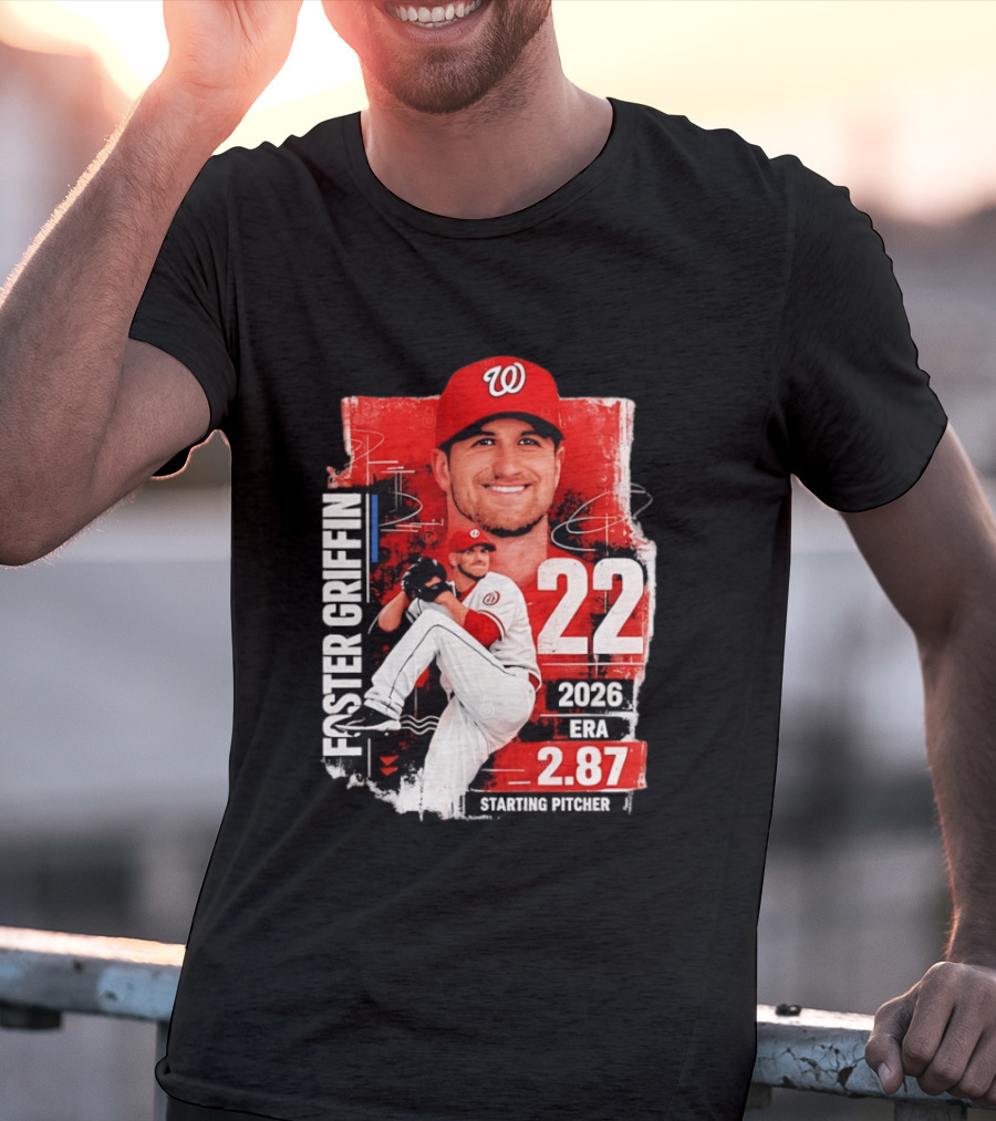 Foster Griffin 2026 ERA 2.87 Starting Pitcher 22 T-Shirt