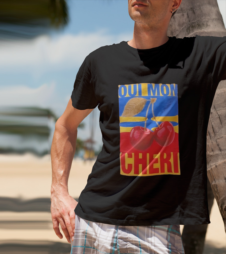 Oui Mon Cheri Cherry French Fruit T-Shirt