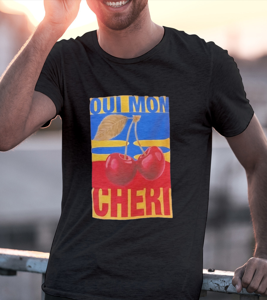 Oui Mon Cheri Cherry French Fruit T-Shirt