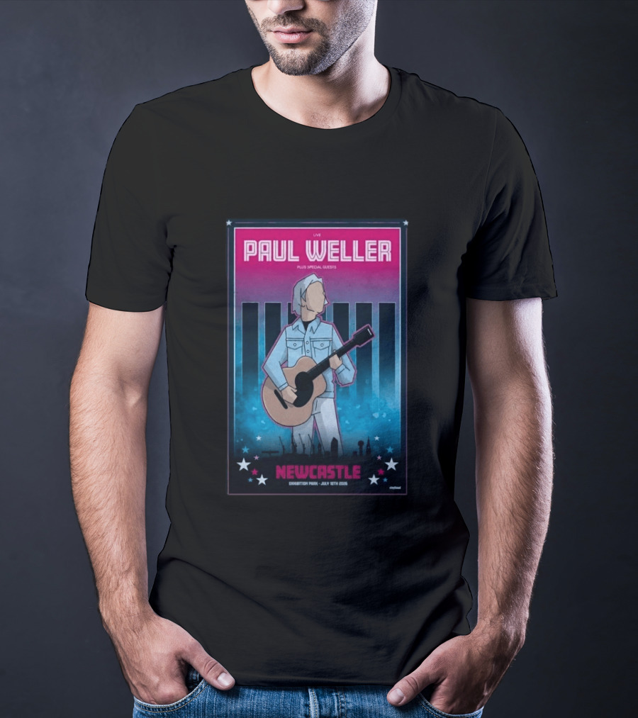Paul Weller Live Newcastle Exhibition Park July 10 2026 Plus Special Guests T-Shirt