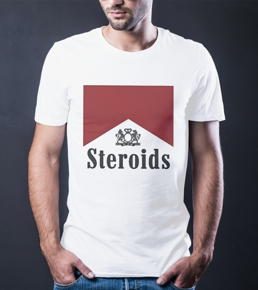 H2K Steroids Gym Fitness Lion Crest T-Shirt