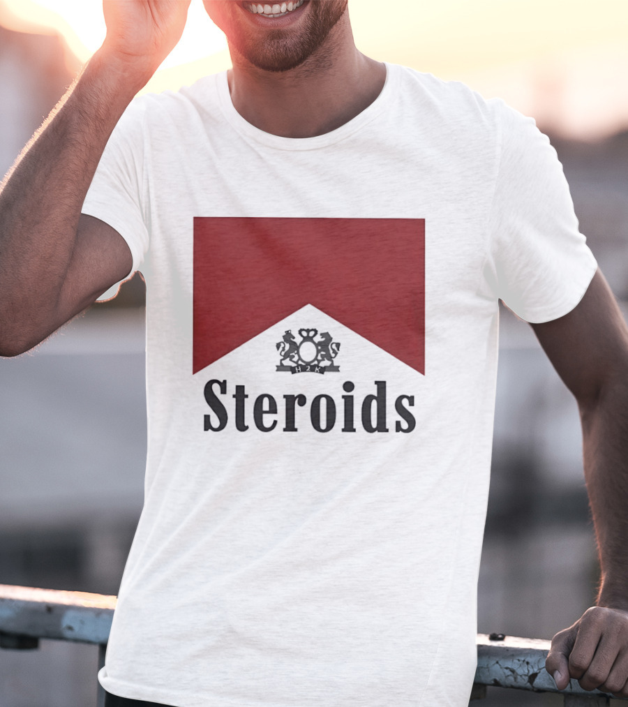 H2K Steroids Gym Fitness Lion Crest T-Shirt