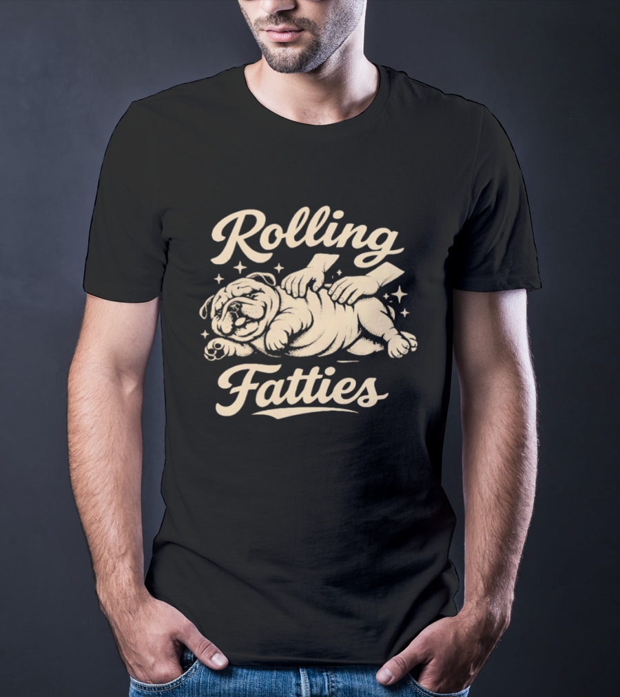 Rolling Fatties Bulldog Massage T-Shirt