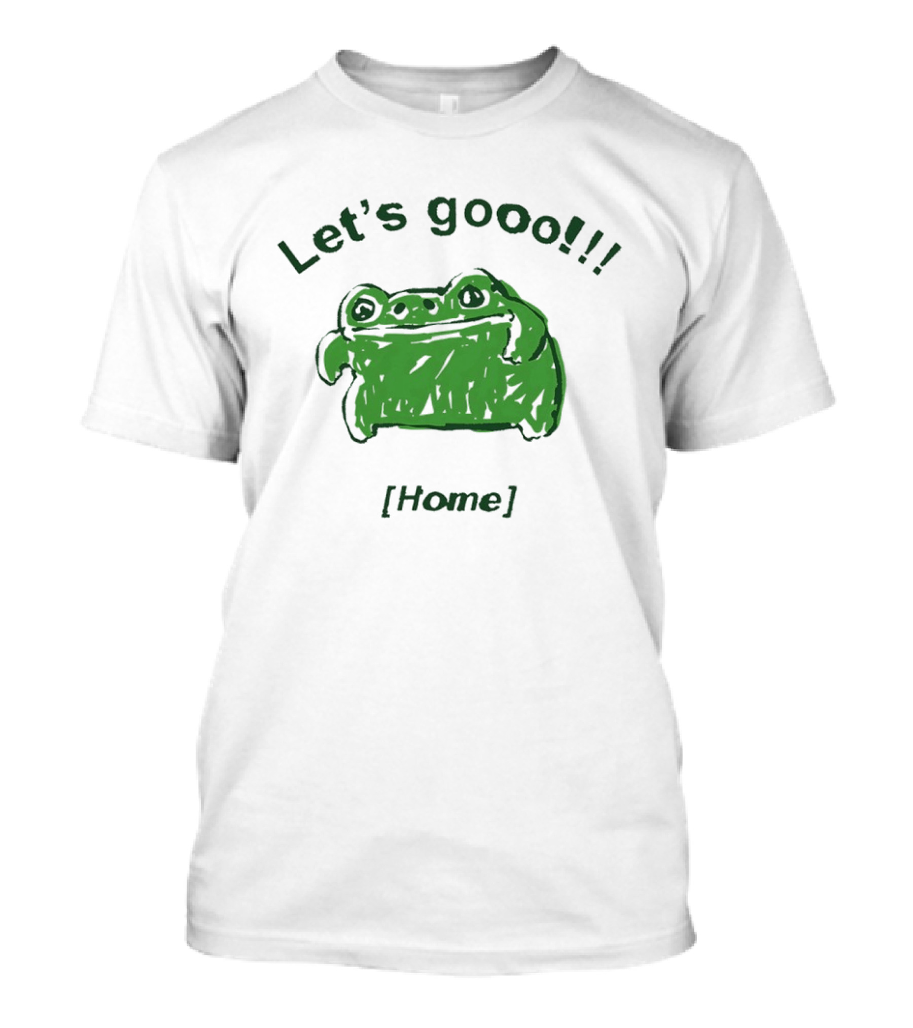 Let's Gooo Home Popcornpunk Frog T-Shirt