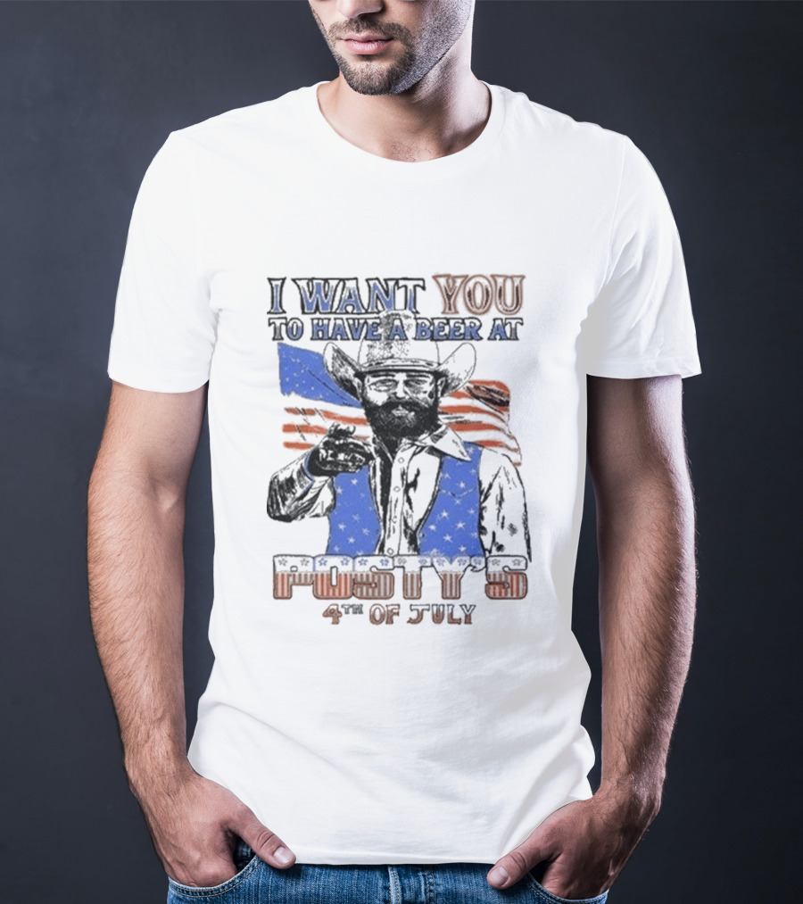 I Want You To Have A Beer At Posty Co 4th Of July T-Shirt
