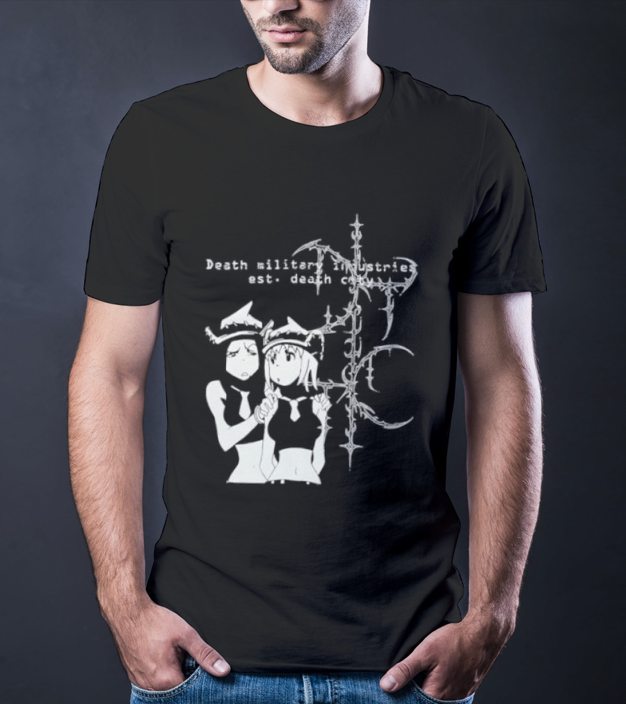 Death Military Industries Est Death City Anime Manga Cross T-Shirt