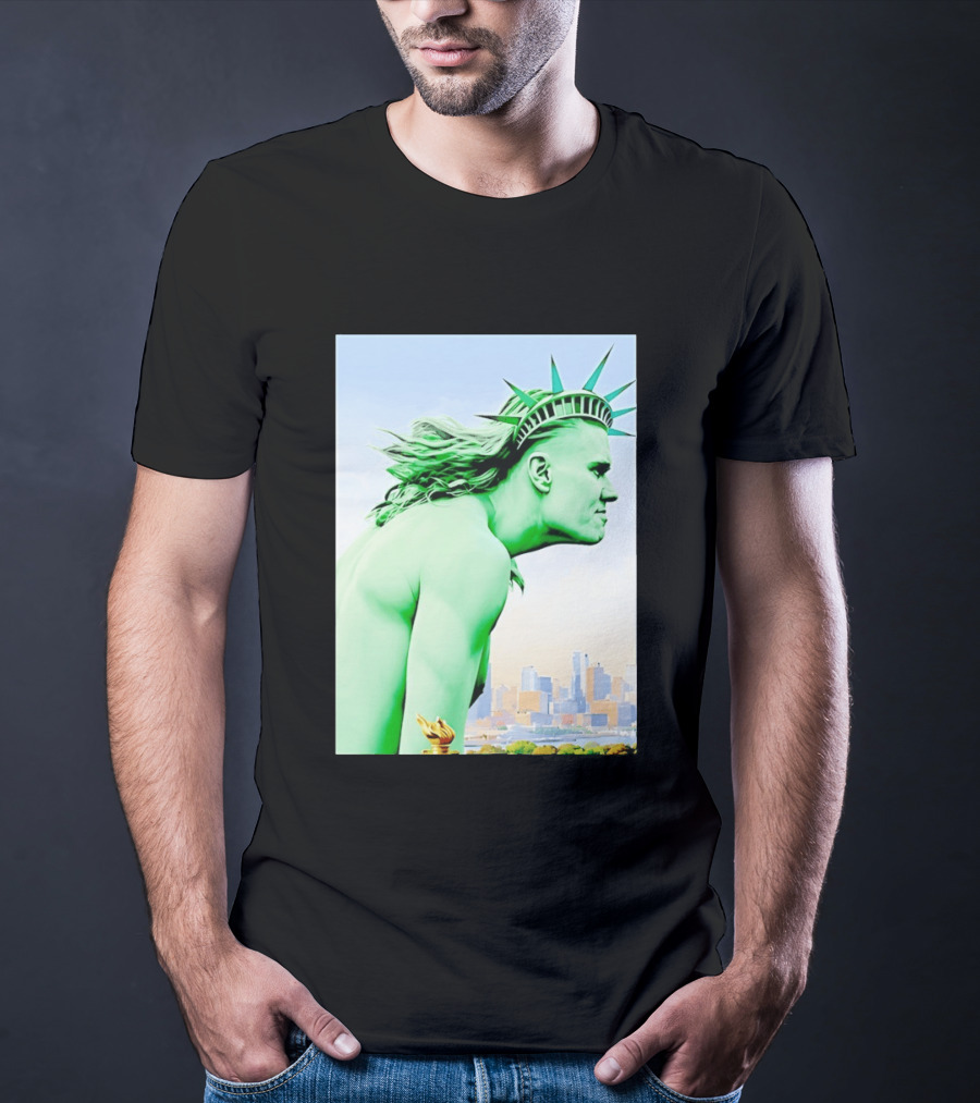 Erling Haaland Liberty Statue Meme T-Shirt