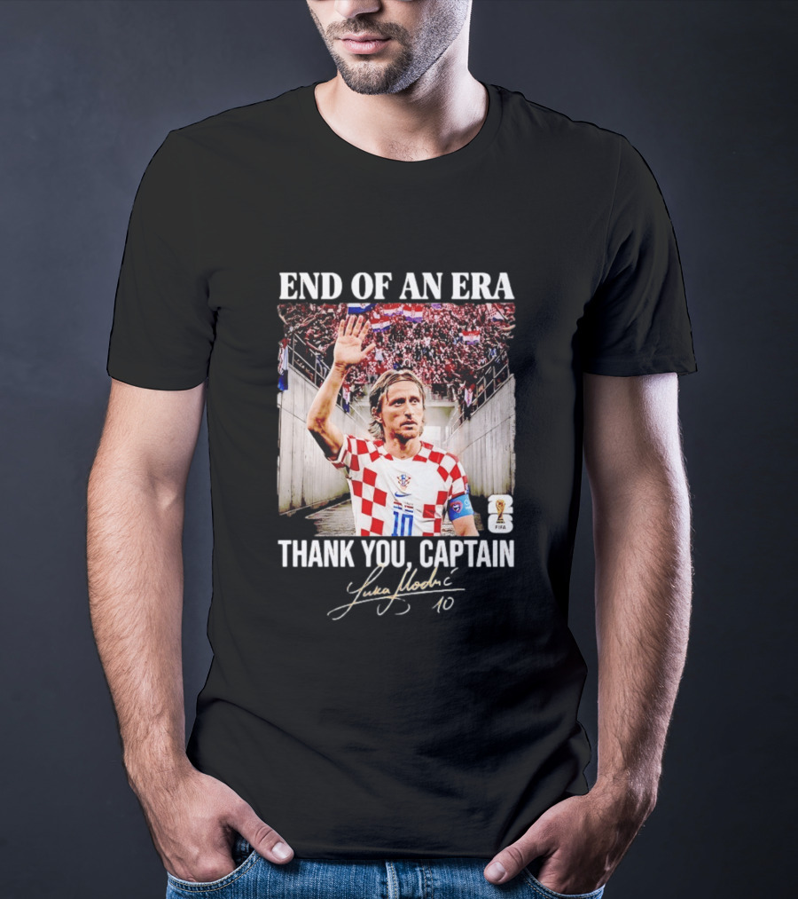 Croatia End Of An Era Thank You Captain Luka Modric 10 T-Shirt
