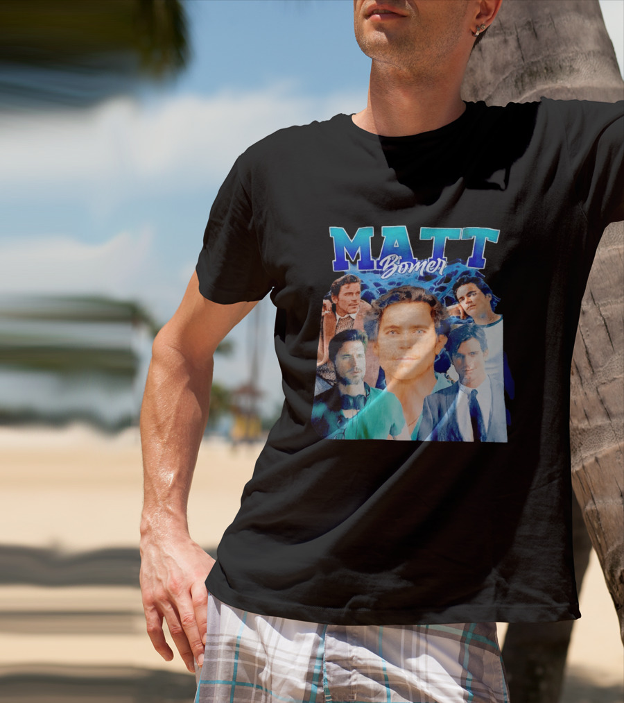 Matt Bomer Collage Actor Celebrity T-Shirt
