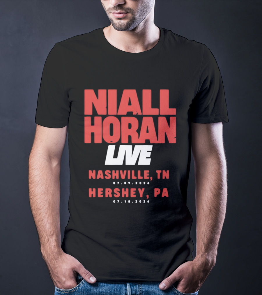 Niall Horan Live Nashville TN 07.09.2020 Hershey PA 07.10.2020 T-Shirt
