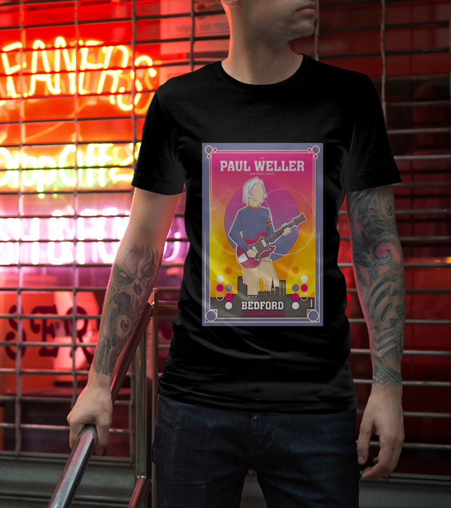 Paul Weller Live Plus Special Guests Bedford River Festival Summer Sessions 2023 T-Shirt