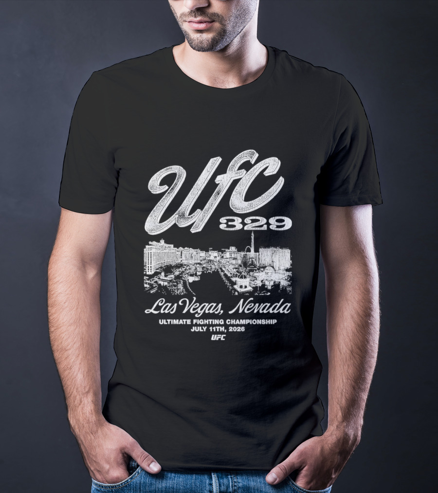 UFC 329 Las Vegas Nevada Ultimate Fighting Championship Mobile Arena 2024 T-Shirt