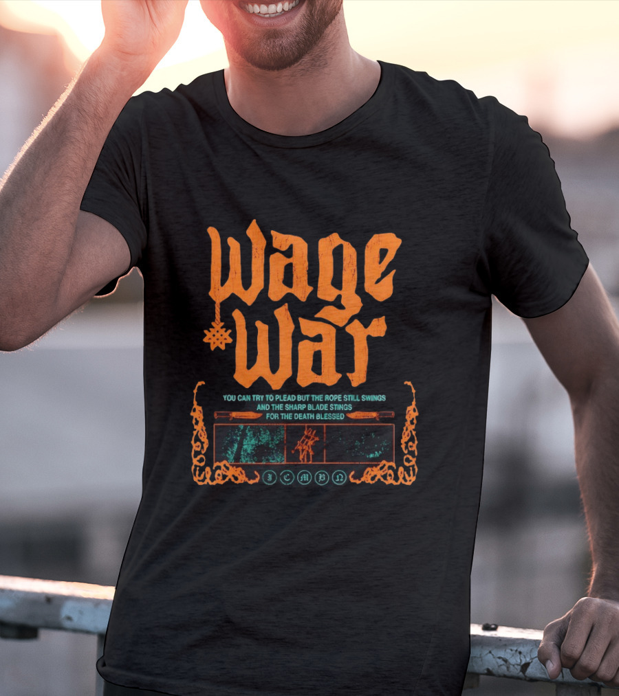 Wage War The Rope Still Swings Sharp Blade Stings Death Blessed T-Shirt
