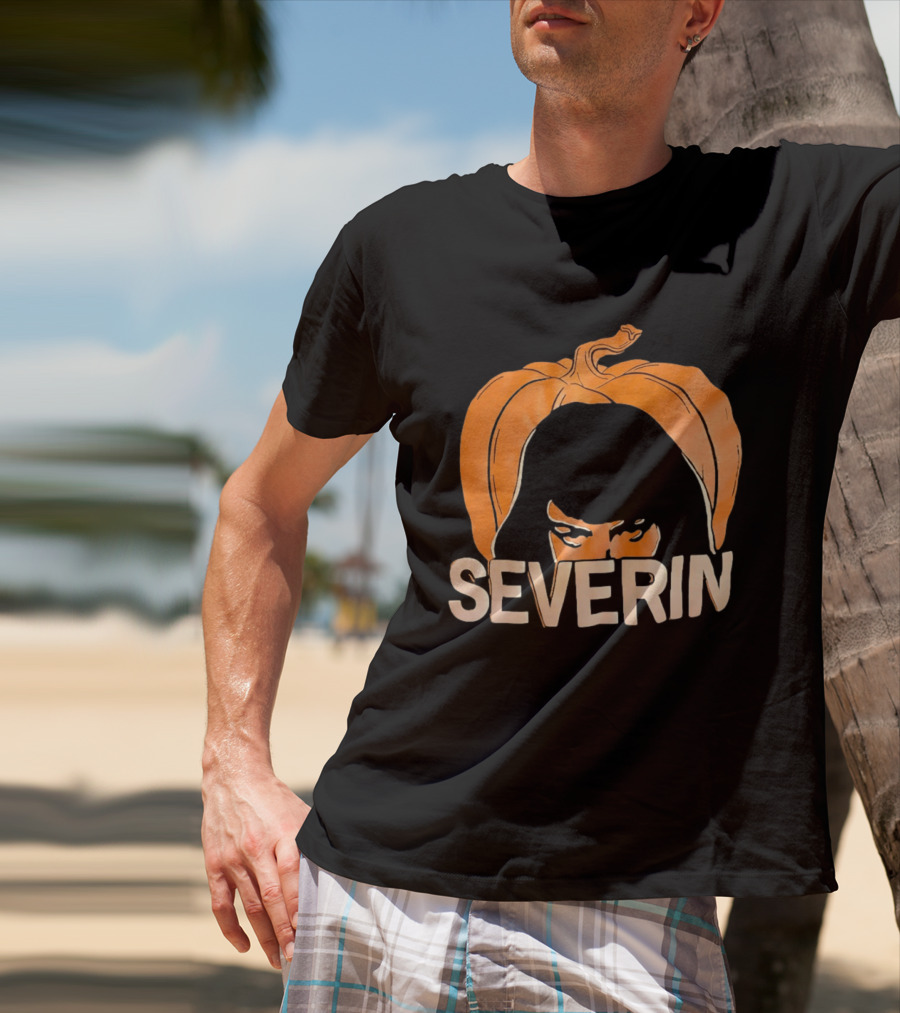 Severin Pumpkin Halloween Horror Mask T-Shirt