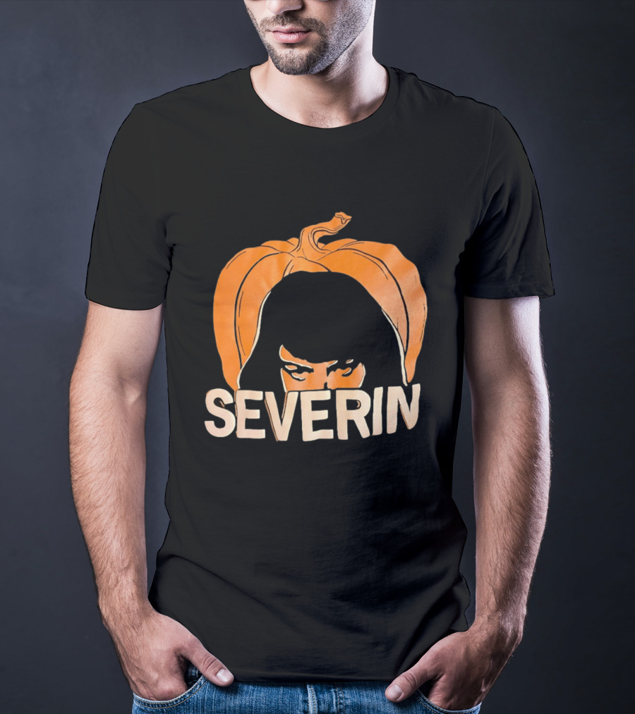 Severin Pumpkin Halloween Horror Mask T-Shirt
