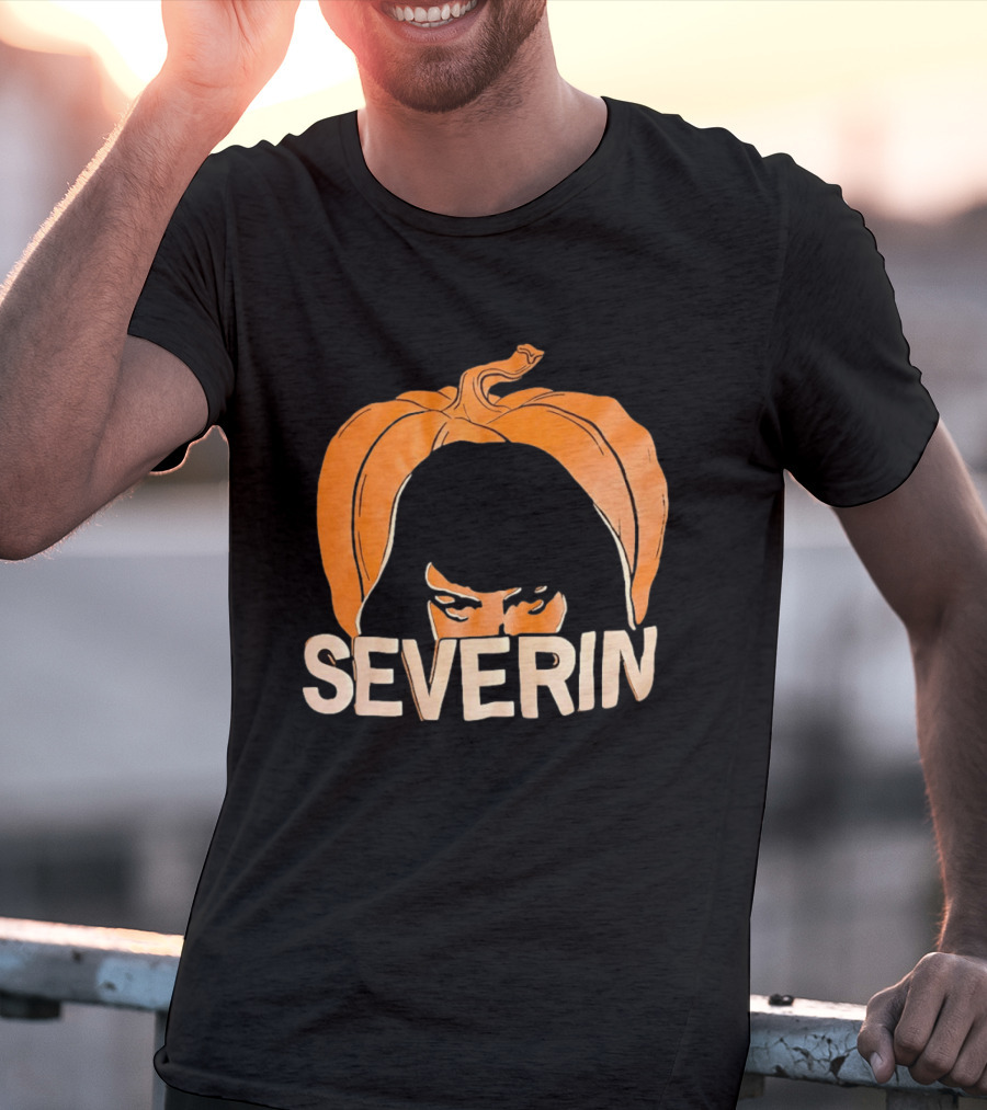 Severin Pumpkin Halloween Horror Mask T-Shirt