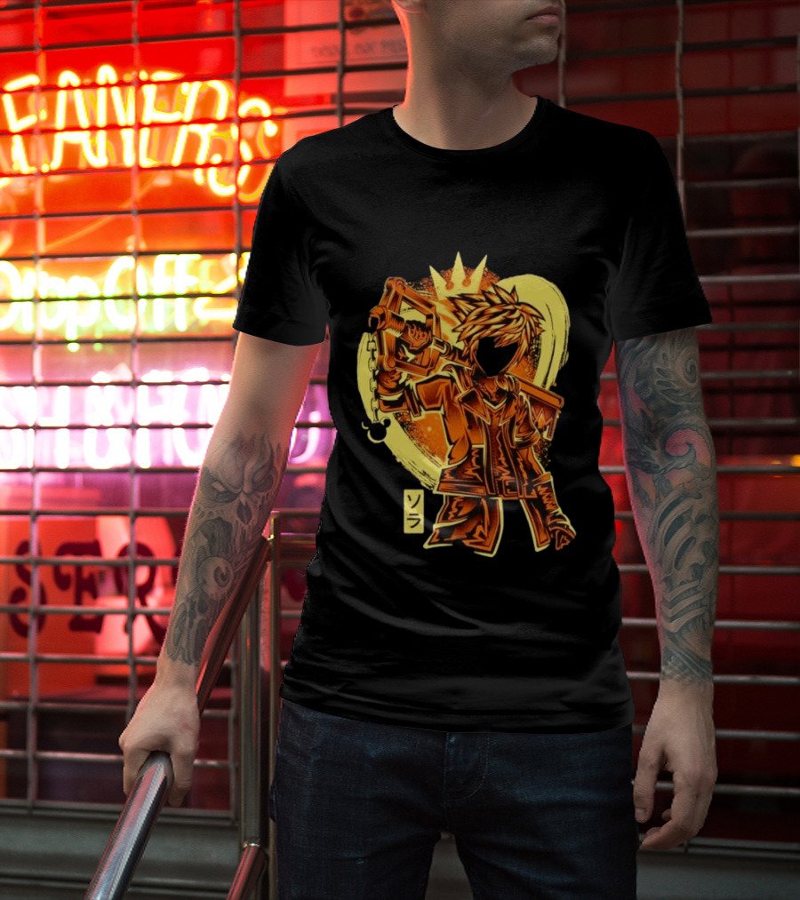 Sora Kingdom Hearts Keyblade Japanese T-Shirt