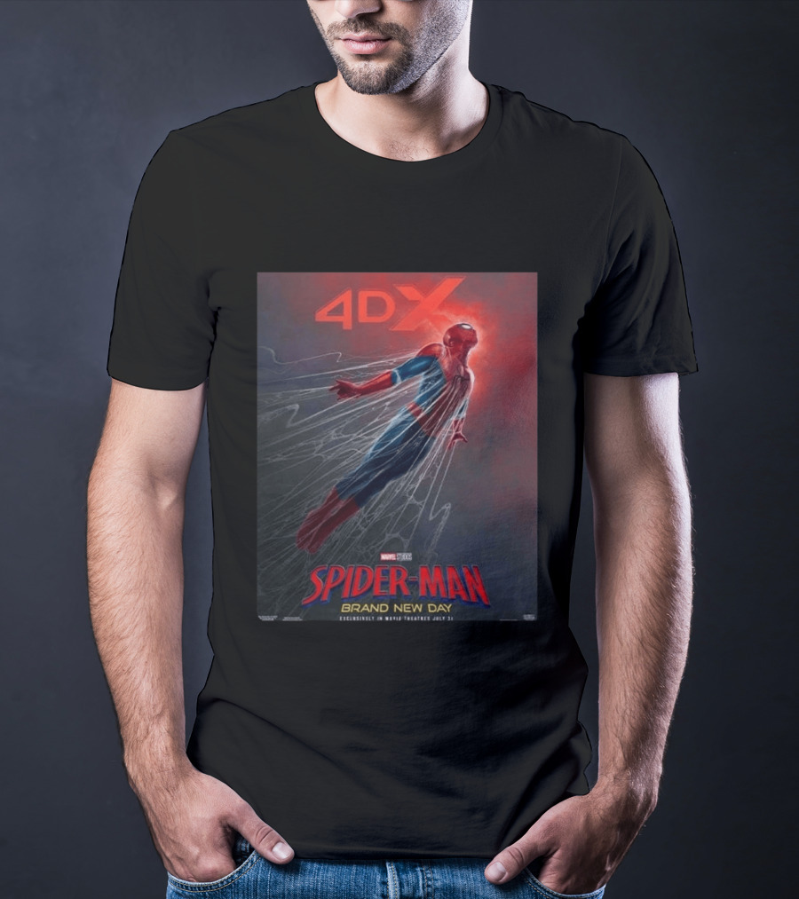 4DX Spider Man Brand New Day Movie Marvel Studios July 31 2026 T-Shirt