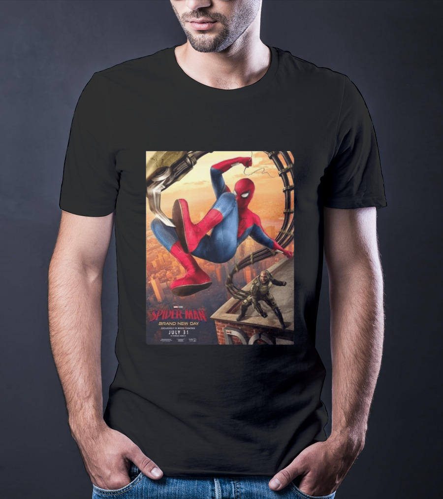 Spider Man Brand New Day Marvel Studios Movie Release July 31 2026 T-Shirt