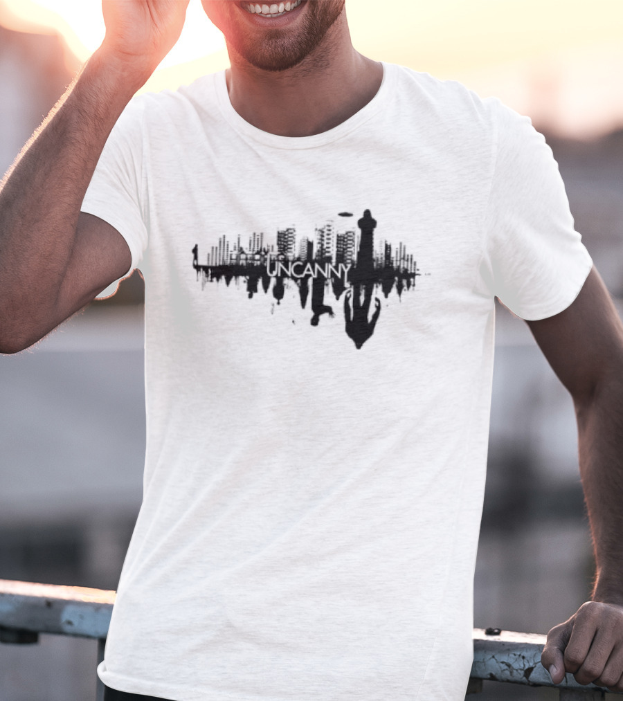 Uncanny City Silhouette Cityscape Urban Skyline T-Shirt