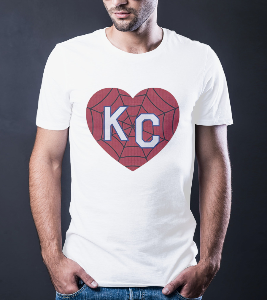 KC Heart Spiderweb T-Shirt