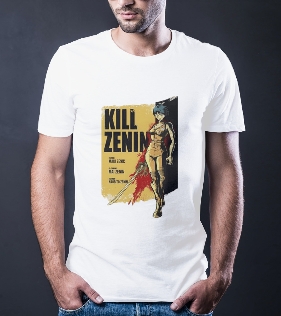 Kill Zenin Maki Mai Naobito Characters Anime T-Shirt