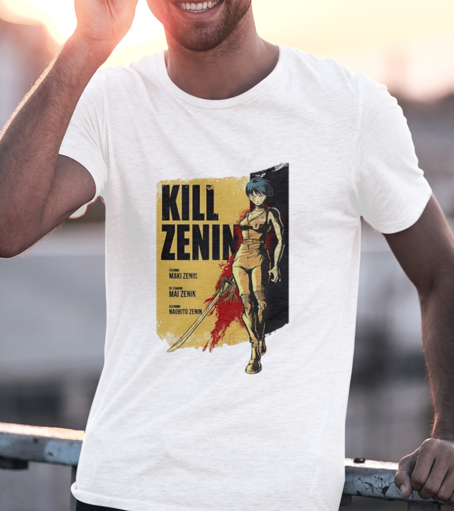 Kill Zenin Maki Mai Naobito Characters Anime T-Shirt