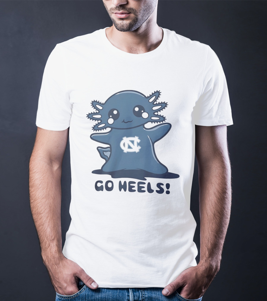 North Carolina Tar Heels Axolotl Go Heels T-Shirt