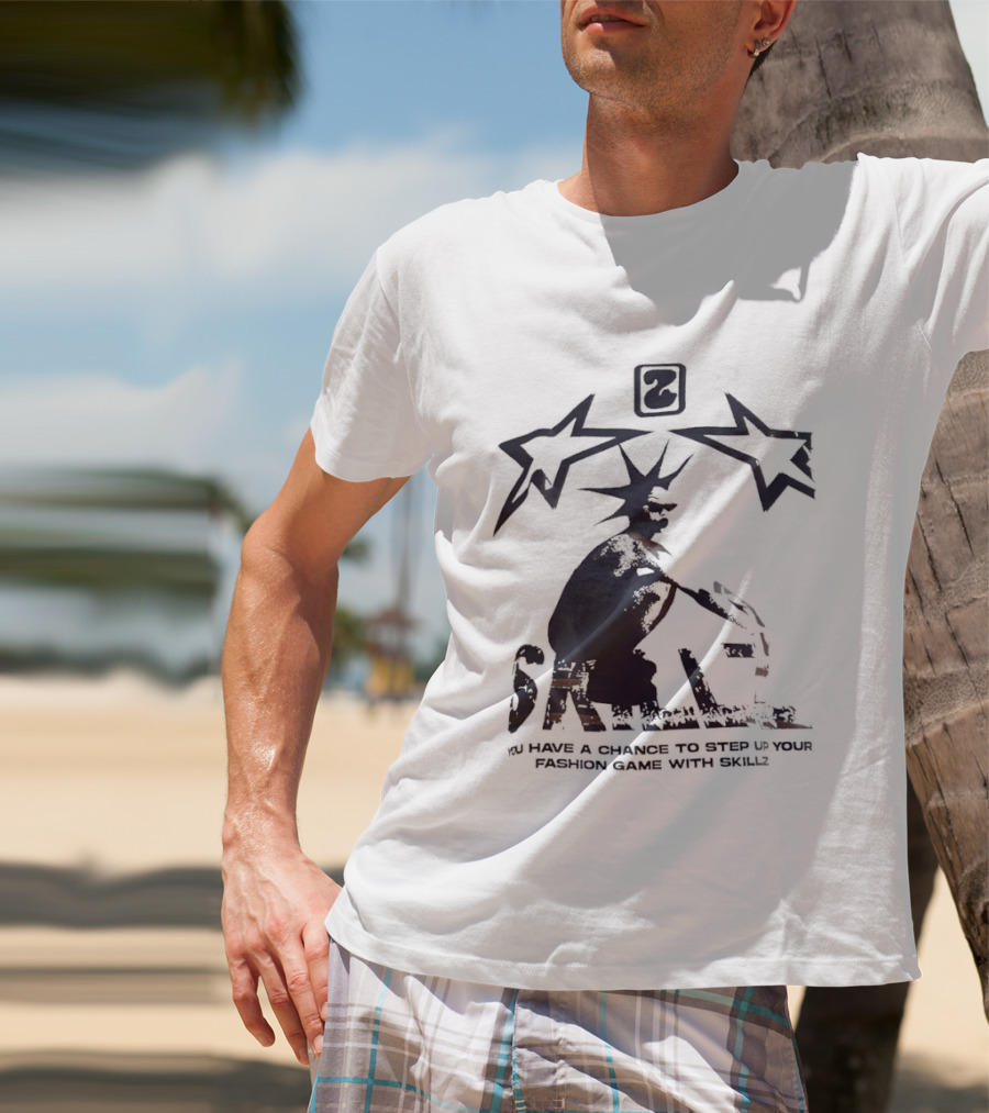Skillz Fashion Game Streetwear Urban Art Rebel Graffiti Style New York Liberty Basketball T-Shirt