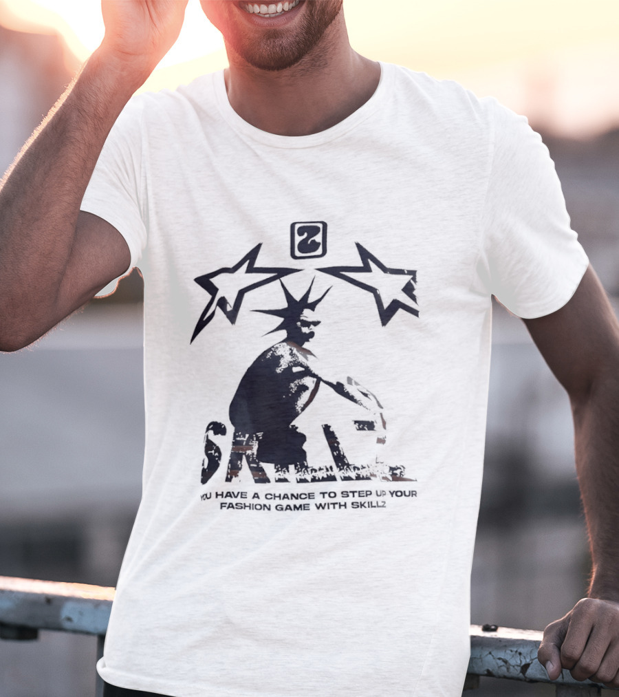 Skillz Fashion Game Streetwear Urban Art Rebel Graffiti Style New York Liberty Basketball T-Shirt