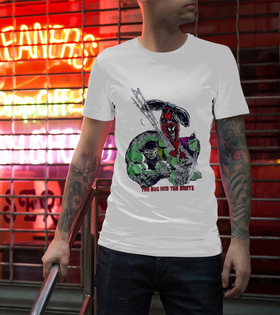 Spider Man And Hulk The Bug And The Brute Dynamic Duo Comic T-Shirt