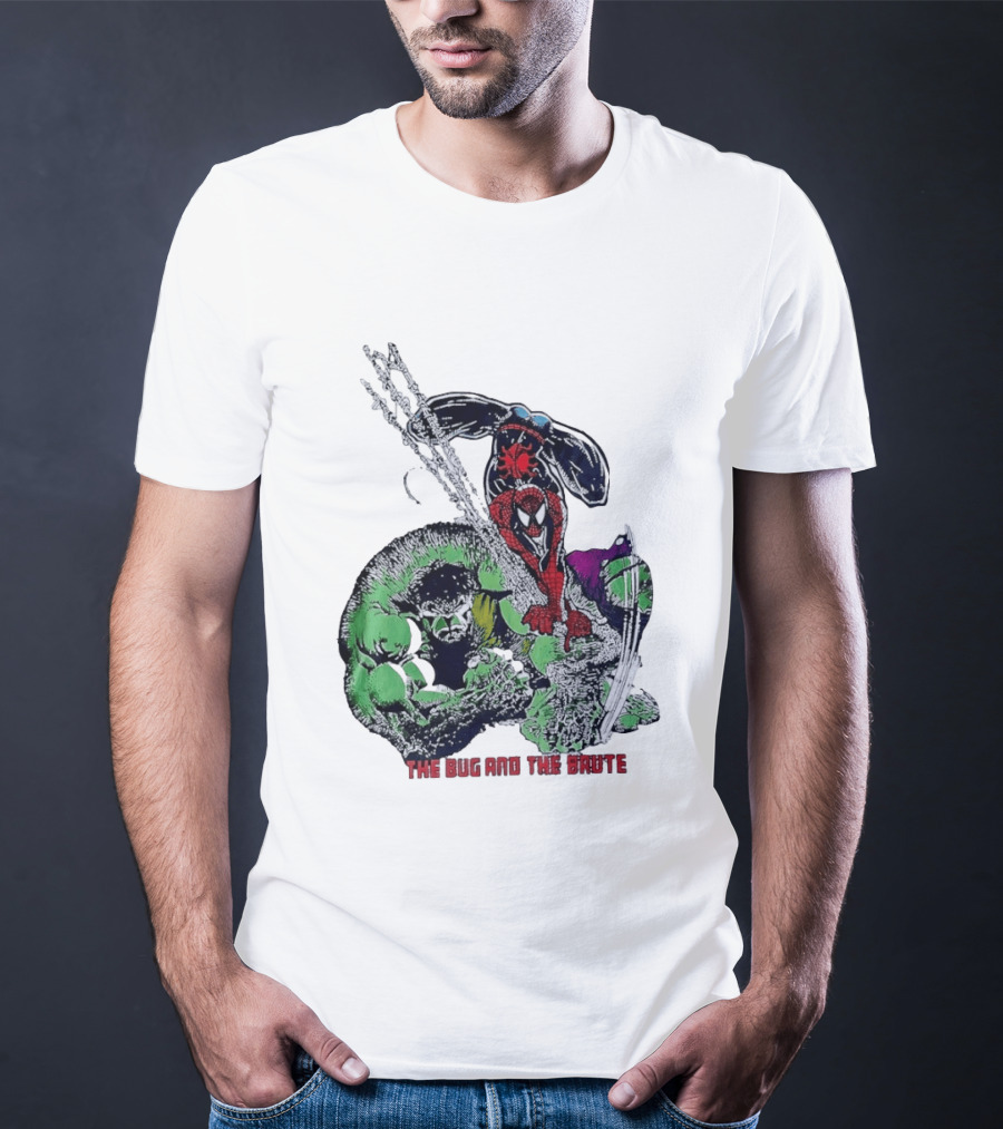 Spider Man And Hulk The Bug And The Brute Dynamic Duo Comic T-Shirt