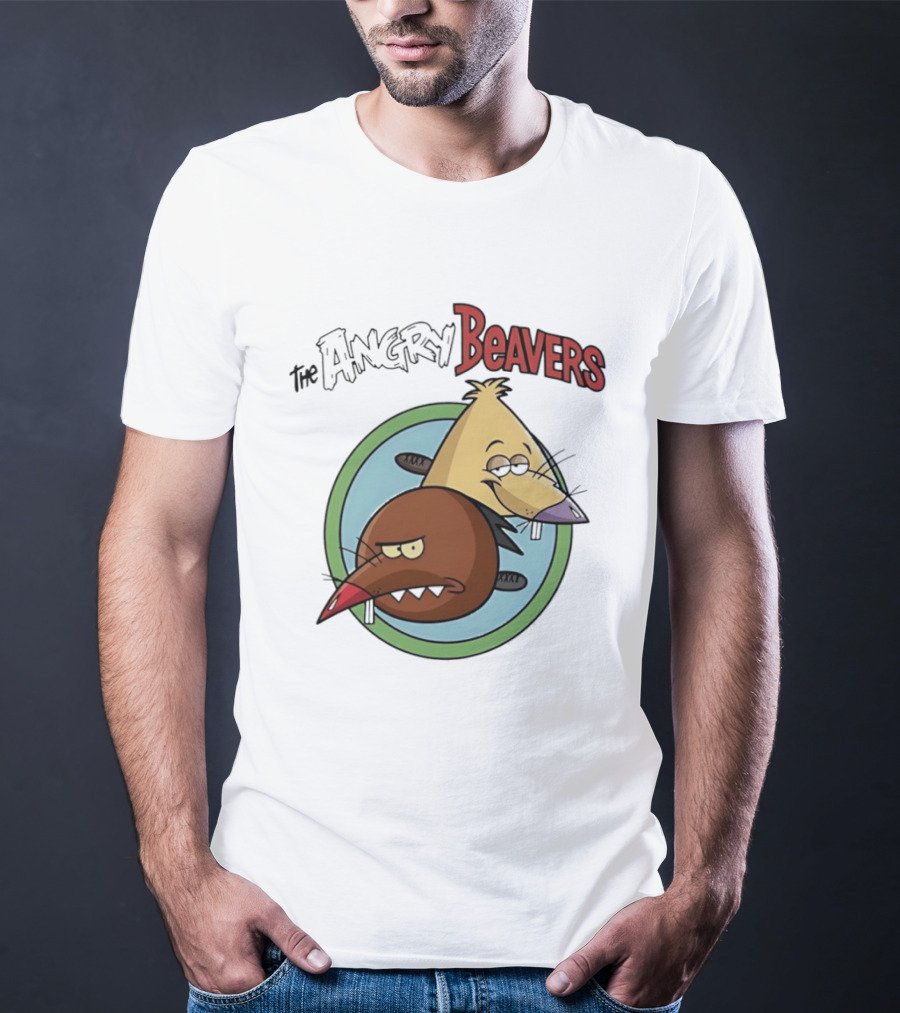 The Angry Beavers Nickelodeon 90s Cartoons Daggett And Norbert T-Shirt