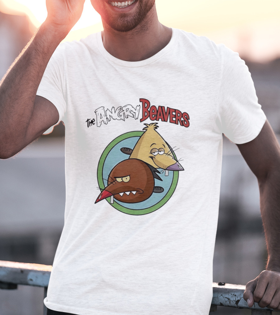 The Angry Beavers Nickelodeon 90s Cartoons Daggett And Norbert T-Shirt