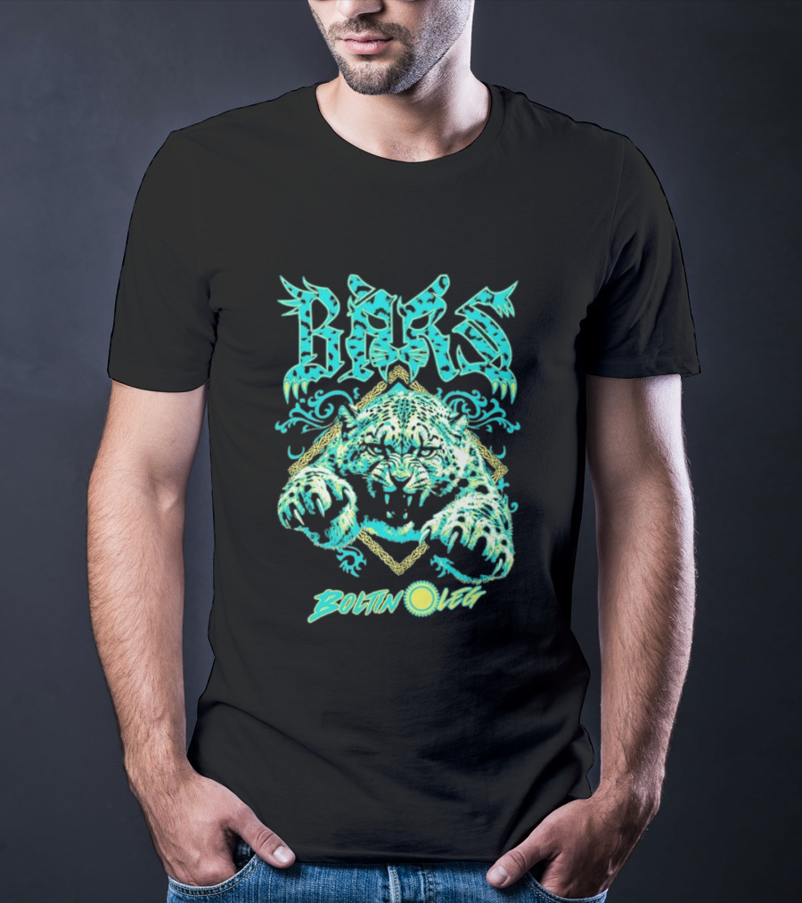 Bars Boltin Oleg Leopard Wild Cat Animal T-Shirt