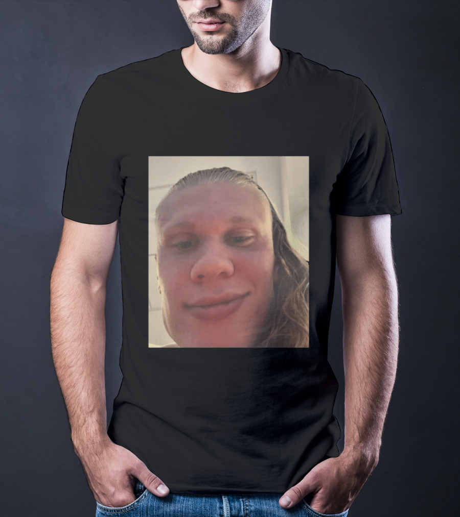 Erling Haaland S Face Close Up T-Shirt