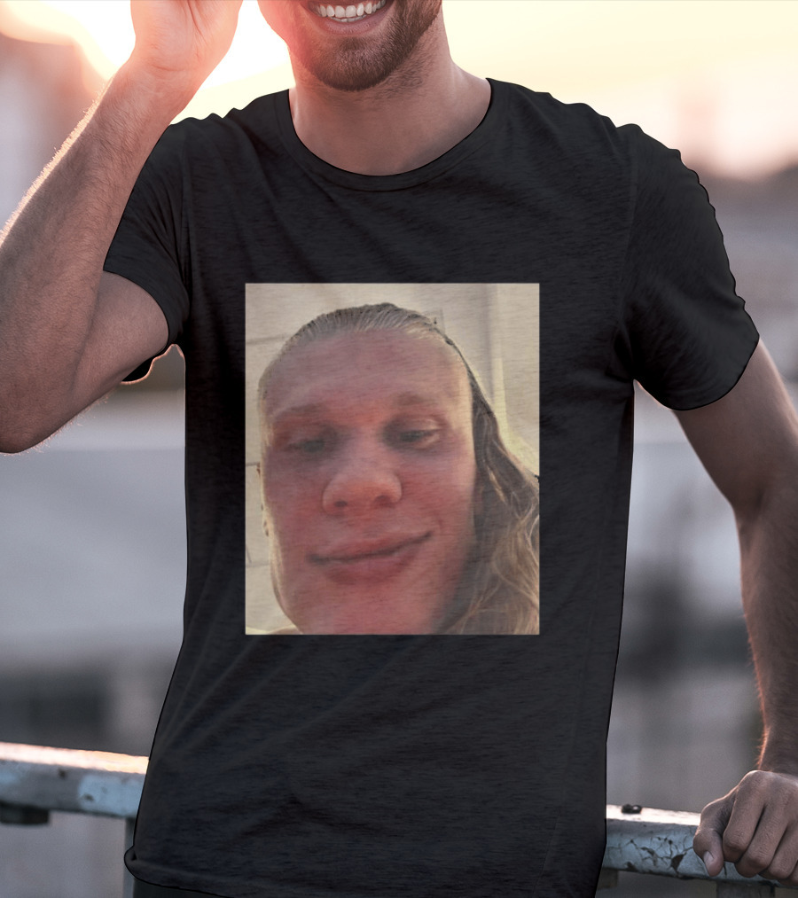 Erling Haaland S Face Close Up T-Shirt