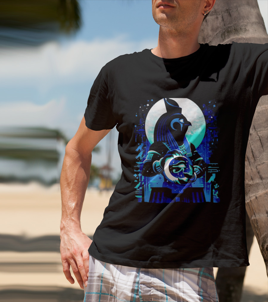 Eye Of Horus Egyptian Moon God Mythology Symbolism T-Shirt