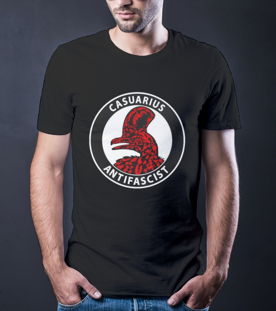 Casuarius Antifascist Cassowary Antifa T-Shirt